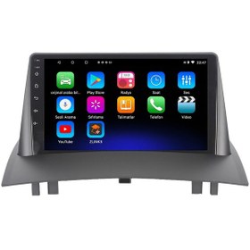 Resim Celali Tuning Renault Megane 2 Android 12 Carplay Navigasyon Multimedya - 4gb Ram 64gb Hdd 