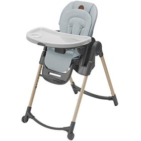 Resim Maxi-Cosi Minla 6'sı Bir Arada Ahşap Görünümlü Beyond Grey Eco Mama Sandalyesi 