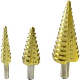 Resim Knisaw Knisaw 3'lü Sac Delme Seti Kademeli Delgi Seti 