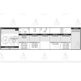 Resim Esse Otomotiv Pickup 2.7L 89-97 96.00Mm Td27 Std Piston Takim - TIK-1N960100-STD - 12010-10T12 
