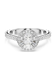 Resim 5717927 Swarovski Yüzük Re Una:rıng Rnd Angelıc Whıte/rhs 50 Çok Renkli 