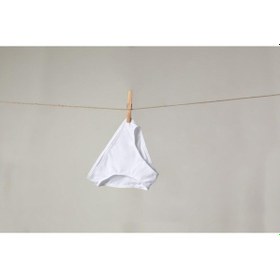 Resim Blackspade 1195 Kız Çocuk 2 Li Organik Beyaz Slip Külot 