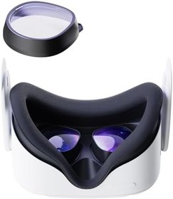 Resim Amavasion Glasses Lenses Insert Compatible with Meta/Oculus Quest 2, VR Headset Customized Easy-to-Install Frame Plus Lens Combination SPH:-3.50(One Lens) 