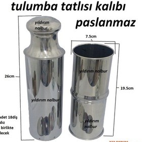 Resim Paslanmaz Tulumba Tatlısı Küçük Boy Kalıbı Tulumba Çıkarma Kalıbı 