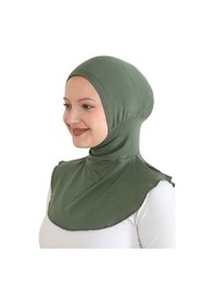 Resim Modish Group Kadın Boyunluklu Hijab Tesettür Pratik Spor Bone - Sarı Haki 