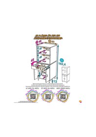 Resim Eliusta Ora 48 Cm Derinlikte Beyaz Mutfak/kiler Dolabı 60x162,4x48 Cm 1 Çekmece 2 Kapak Modüler Dolap Beyaz 