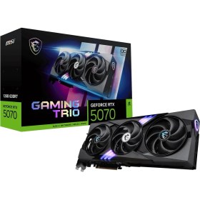 Resim MSI Msı Geforce RTX5070 12G Gamıng Trıo Oc 12GB Gdrr7 192BIT 1xhdmı 3xdp Ekran Kartı 