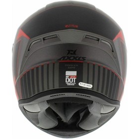 Resim AXXIS Motosiklet Full Face Draken S V.2 Metalik Gri Motorcu Kaskı Çift Vizörlü 