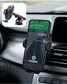 Resim Vexor 360 Döner Araç Telefon Tutucu Otomatik Kilit Mekanizmalı Stand Renk 