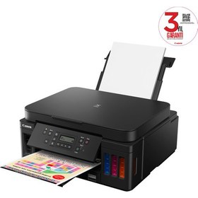 Resim Canon PIXMA G6040 Çok Fonksiyonlu Renkli Mürekkep Tanklı Yazıcı/ Fotokopi+ Tarama/ Wifi/ Airptint/ Duplex (Canon Eurasia Garantili 