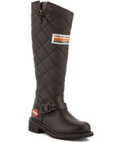 Resim Harley Davidson Laconia Hi 646 Unisex Black - Yağli Deri Çizme 