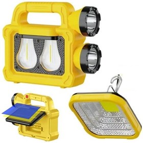 Resim Ayt Powermaster Pm-26930 Solar Güneş Panelli 6 Işık Modlu Powerbank Özellikli 2400mah Type C Giriş 5v Led Kamp Feneri 