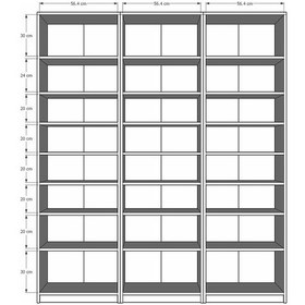 Resim Asratrend Retro Taş Kitaplık Asra Trend K-26 
