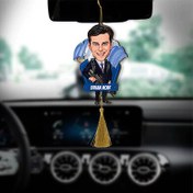 Resim Kişiye Özel Süper Ajan Karikatürlü Araba Süsü 