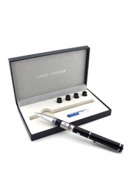 Resim hitteknoloji Şık Kutulu Metal Kaliteli Green Laser Pointer - Lazer Kalem 