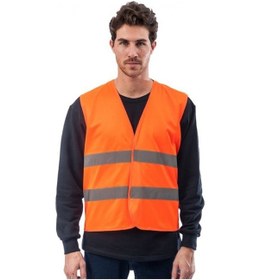Resim Ikaz Yeleği Turuncu, Işçi Tip Ikaz Yeleği 