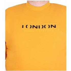 Resim Starbattal Erkek Büyük Beden Sıfır Yaka 3ip Sweat London 24208 Hardal Hardal 