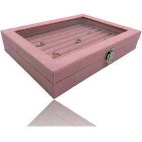 Resim Richbox Sosis Model Yüzük Takı Kutusu 18x25cm Pembe 