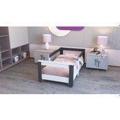 Resim Herseycik Ninnimo Montessori Suntalam Karyola Antrasit Beyaz Y25 Y-1064 