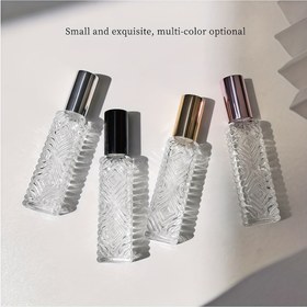 Resim 12ml Taşınabilir Ev Parfümü Ayırma Şişesi Doldurulabilir Boş Şişe Ev Kokusu Küçük Cam Atomizer Sprey Şişe Mini Seyahat Şişesi Dış Mekan ve Seyahat İçin Uygun Zarif Sprey Şişe 