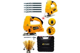 Resim Sturdy Power Tools 2800 Watt Metal Şanzuman Lazerli Tam Professıonel Dekupaj Testere 