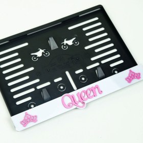 Resim BnP LAZER Queen 3D Pleksi Motor Plakalık 