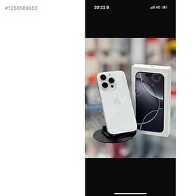 Resim Apple iPhone 16 Pro İkinci El TR | 256 GB | Beyaz 