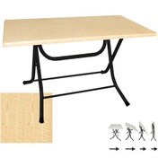 Resim Klasik Katlanır Werzalit Tabla Masa 80x140 