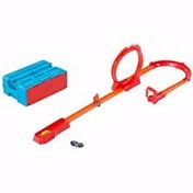 Resim Hot Wheels Track Builder Alev Temalı Akrobasi Seti HMC04 