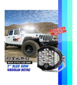 Resim ASTRA LED Offroad Projektör Beyaz Led Lamba 7 Inç Baja Stil 1 ADET 