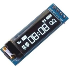 Resim 0.91 Inch Oled Ekran I2c 128 32 Ssd1306 Ince Mini Display Mavi Arduino Rodevino 