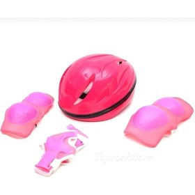 Resim Top Rock Store Çocuk Kask Dizlik Dirseklik Eldiven Koruyucu Set 7 Parça 