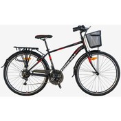 Resim Kron Tetra Man 3.0 - 28 City Bike - 18' - 21 Vites - V.b. Şehir Bisikleti - Siyah-gri/kırmızı Kırmızı - Siyah 