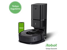 Resim iRobot Roomba i7+ Wi-Fi'lı Robot Süpürge Siyah 