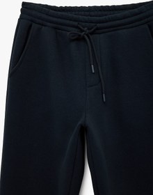 Resim Koton Lastikli Paça Şardonlu Cepli Beli Bağcıklı Jogger Eşofman Altı Lacivert 6sam40037mk Lacivert 
