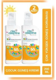 Resim Cire Aseptine Bebek Güneş Koruyucu Losyon Spf50 200 Ml 2 Adet 