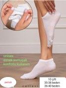 Resim CALLAVI Unisex Patik Çorap 10 Çift 