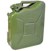 Resim GELG BB10 Yeşil Metal Yakıt Bidonu 10 Litre 