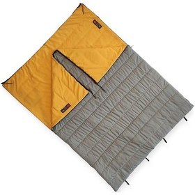 Resim Naturecamp Era 200 Gri -5 Derece Birleşebilir Çift Kişilik Uyku Tulumu Gri 