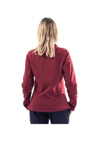 Resim Şensel, Kadın Polar Mont, Bordo -99E315- Cepli, Outdoor 