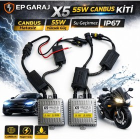Resim Çok Amaçlı Zenon Balast Ateşleme Ünitesi, 12V, 55W, Canbus Uyumlu 