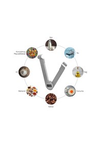 Resim Karaca Gastro Scale 1001 Ekranlı Inox Mutfak Tartısı 5kg Kapasite 