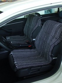 Resim Tata İndigo Dokuma Kilim Minder Benekli Ön 2'li Pilot Set Terletmez Minder 