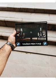 Resim Motorsiklet Plakalık Lazer Kesim Pleksi Bmw Plakalık Kişiye Özel Plakalık Uyumlu 