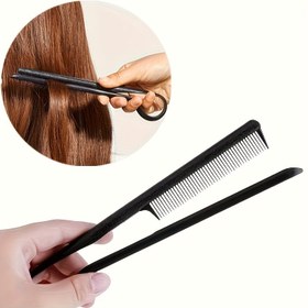 Resim 1 adet Saç Düzleştirme Tarak Saç Stil Aracı Saç Fırçası Düzleştirici Berber Salon Ev Kullanımı için Uygun 