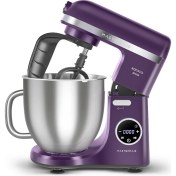 Resim Karaca Mastermaid Chef Ultra D2000W Dijital Ekranlı Hamur Yoğurma Makinesi Grape Purple 7l 