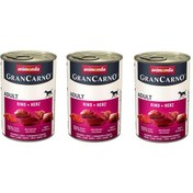 Resim Animonda Gran Carno Sığır Ve Yürekli Köpek Konserve 400 G X 3 Adet 