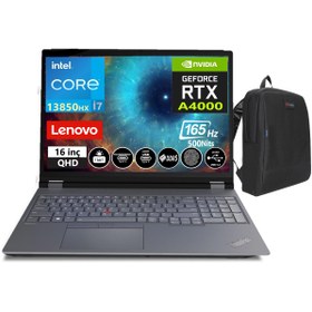 Resim Lenovo THİNKPAD MWS P16 V2 İNTEL CORE İ7 13850HX 96GB DDR5 1TB SSD 12GB RTXA4000 165HZ QHD+ IPS 16" WİNDOWS11PRO TaşınabilirBİLGİSAYAR TP21FA000UTX08+WeblegelsinÇanta 2 Yıl Resmi Distribütör Garantili