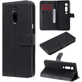 Resim Microcase Xiaomi Mi 9T / K20 Darbeye Dayanıklı Cüzdanlı ve Standlı Kapaklı Deri Kılıf Siyah AL4232 