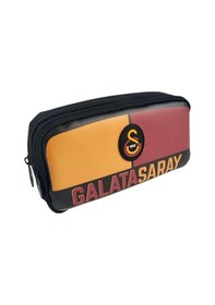Resim Galatasaray Parçalı Suni Deri Kalem Çantası 25555 Çok Renkli 